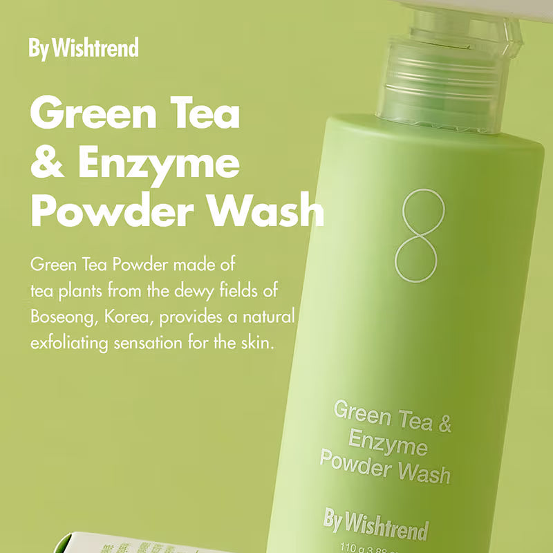 By Wishtrend Green Tea & Enzyme Powder Wash 110g
