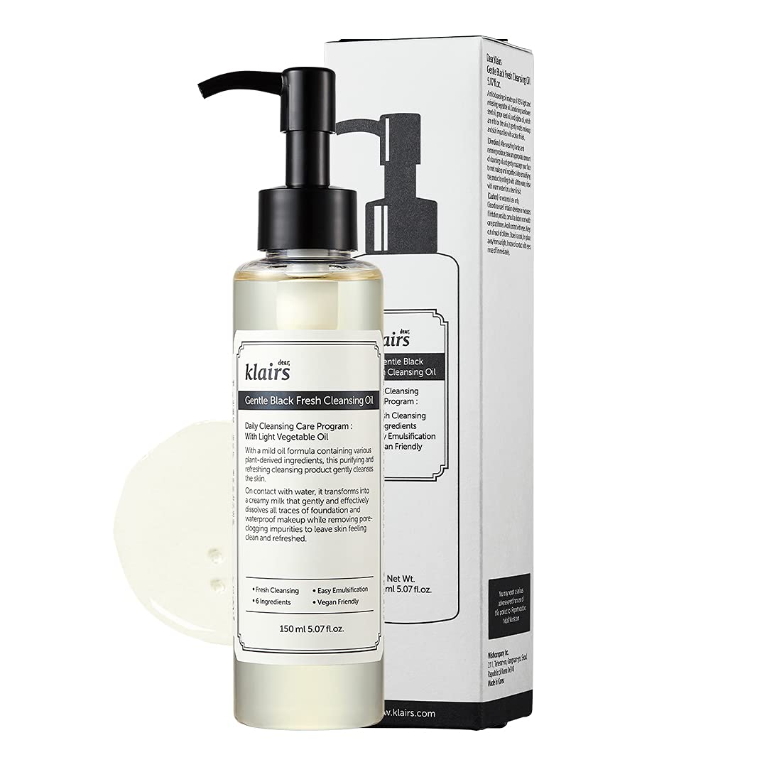 Dear Klairs Gentle Black Fresh Cleansing Oil 150ml