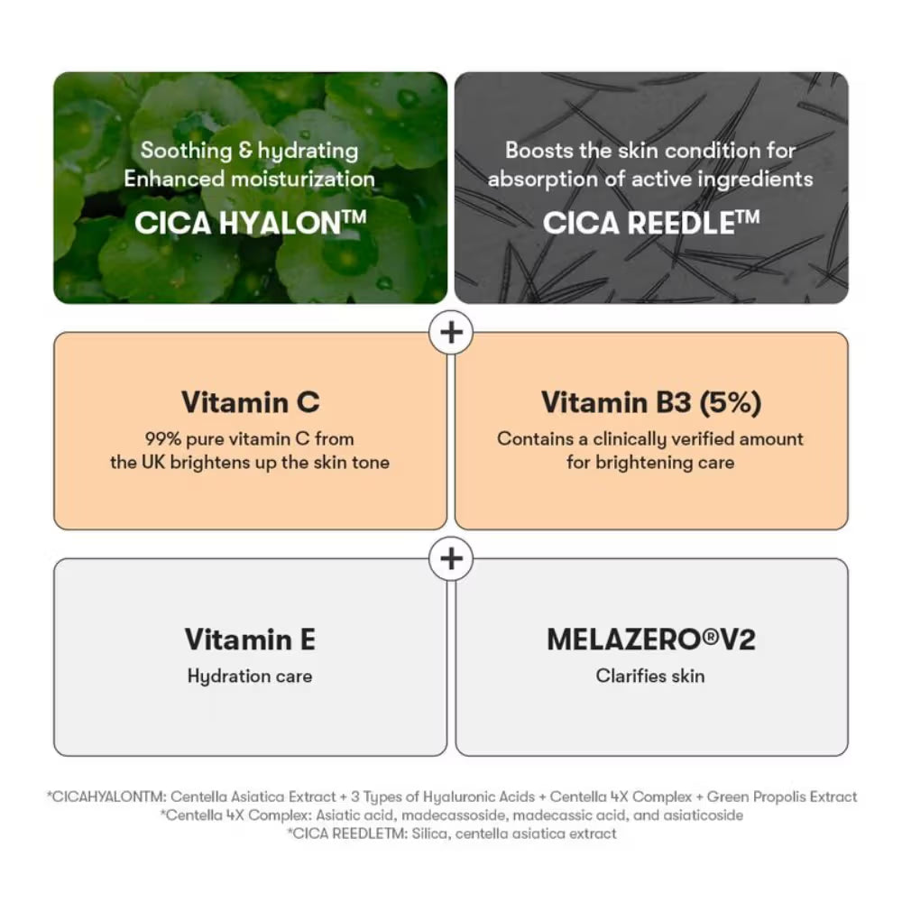 VT Cosmetics Vita-Light Reedle Shot 100 Stick 2ml x 10pcs