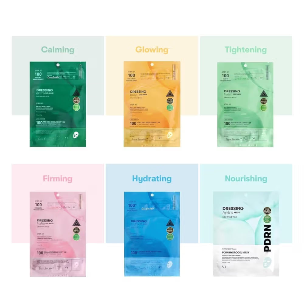 VT Cosmetics Pro Cica Reedle Shot 100 2-Step Hydrogel Mask (33g)