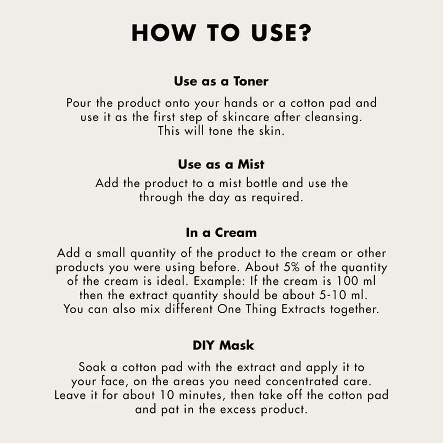 ONE THING Centella Asiatica Extract (150ml)