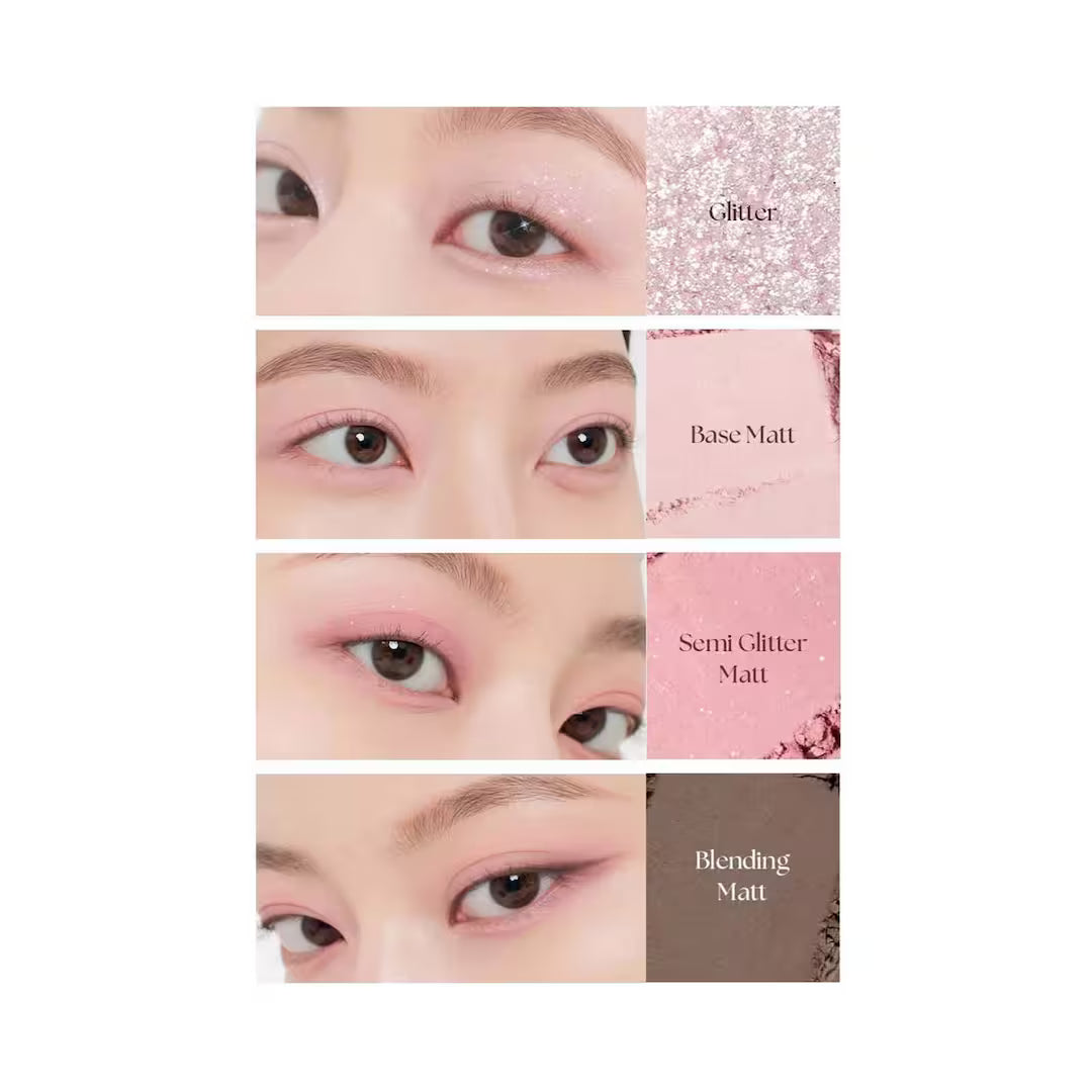 Muzigae Mansion Twist Pot Eye Palette - 01 Fairy Pink (4.5 g)