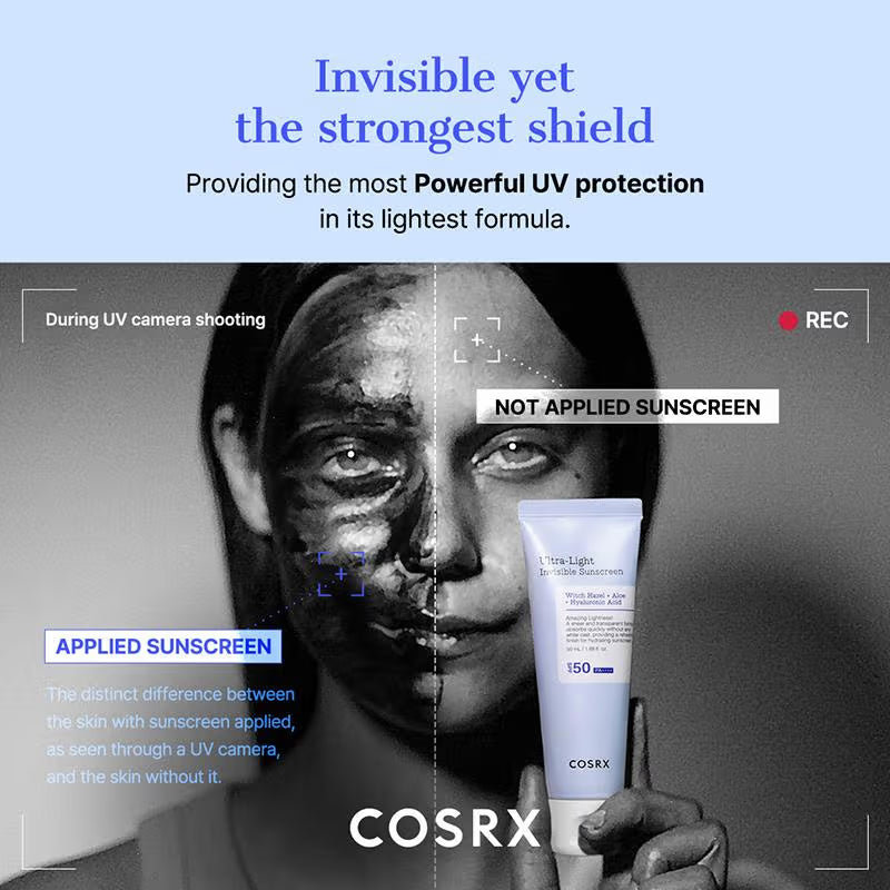 COSRX Ultra-Light Invisible Sunscreen SPF50 PA++++ (50ml)