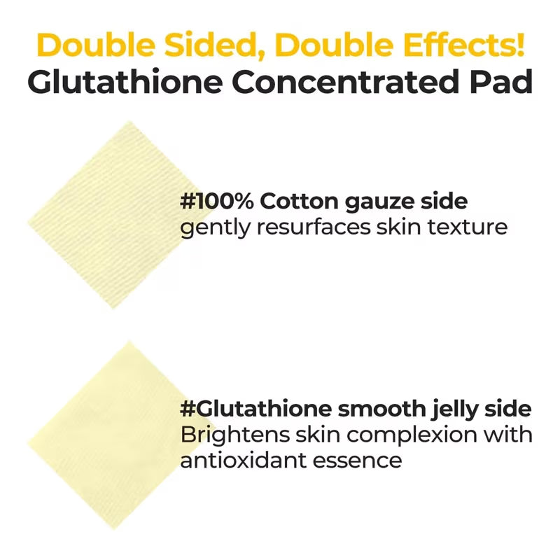 Numbuzin No.5 Vitamin-Niacinamide Concentrated Pad, Brightening Korean Toner Pads, TXA & Glutathione