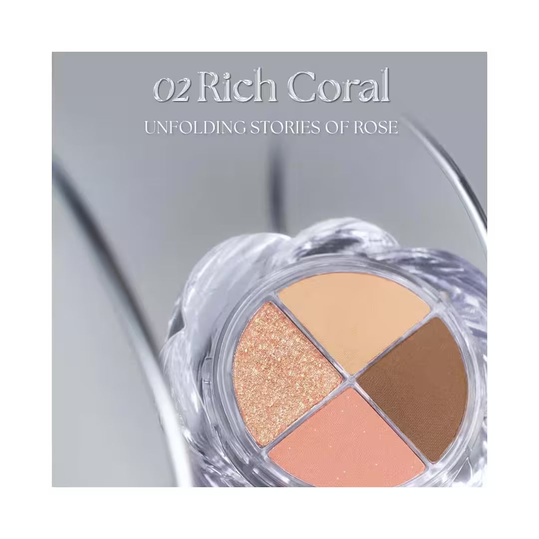 Muzigae Mansion Twist Pot Eye Palette - 02 Rich Coral (4.5 g)