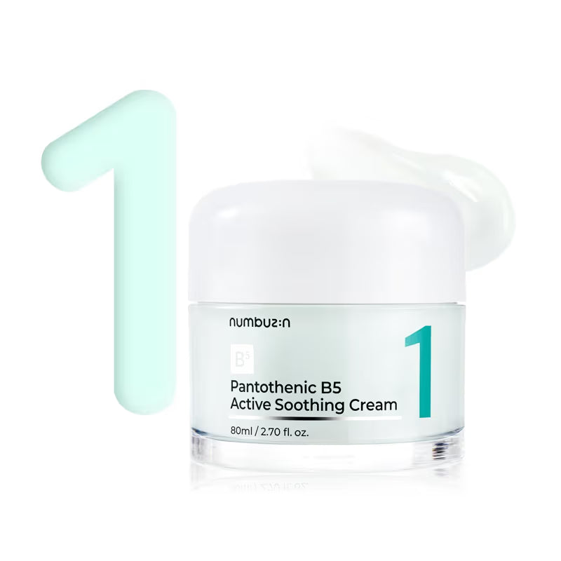 Numbuzin No.1 Pantothenic B5 Active Soothing Cream (80ml)