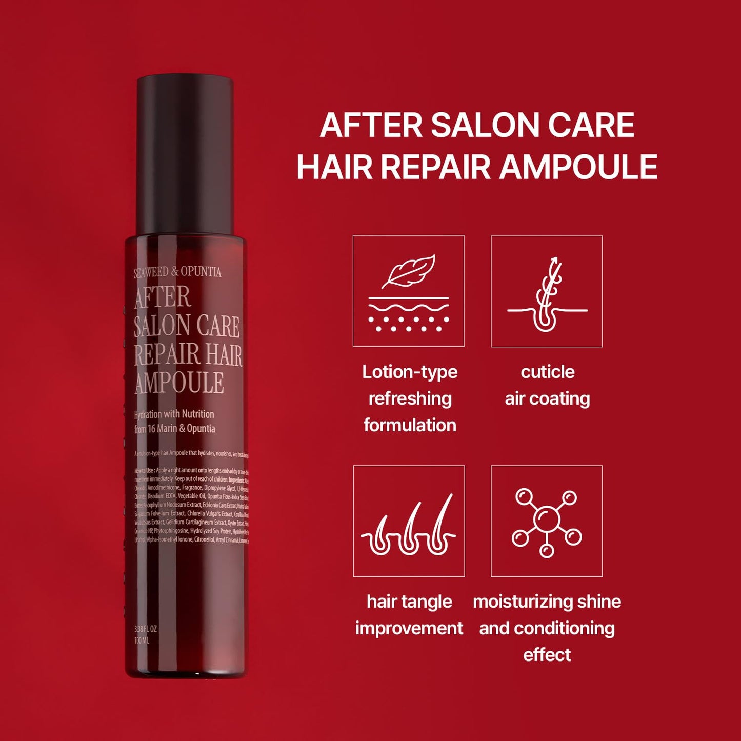 CURLYSHYLL After Salon Care Repair Hair Ampoule 100mL