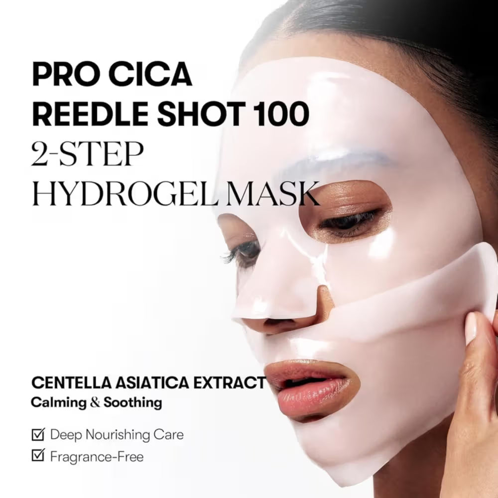 VT Cosmetics Pro Cica Reedle Shot 100 2-Step Hydrogel Mask (33g)