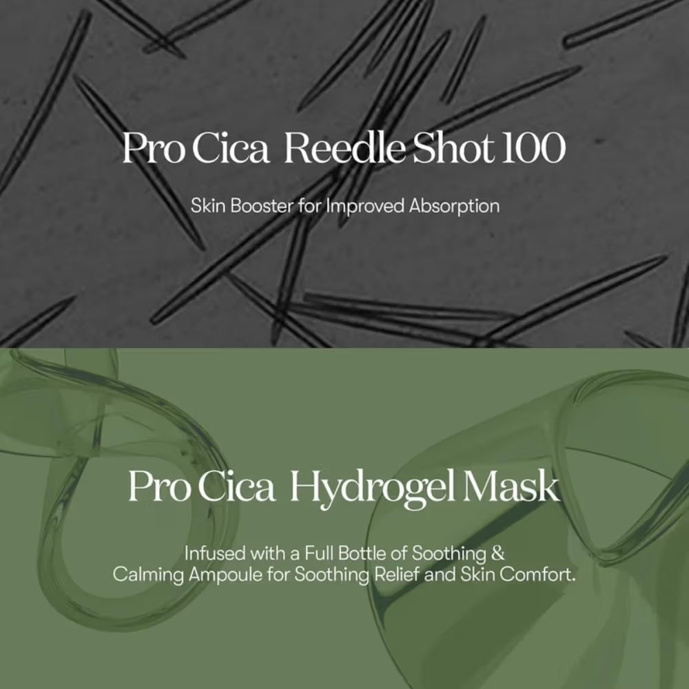 VT Cosmetics Pro Cica Reedle Shot 100 2-Step Hydrogel Mask (33g)