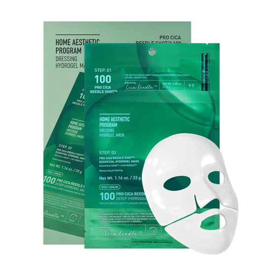 VT Cosmetics Pro Cica Reedle Shot 100 2-Step Hydrogel Mask (33g)