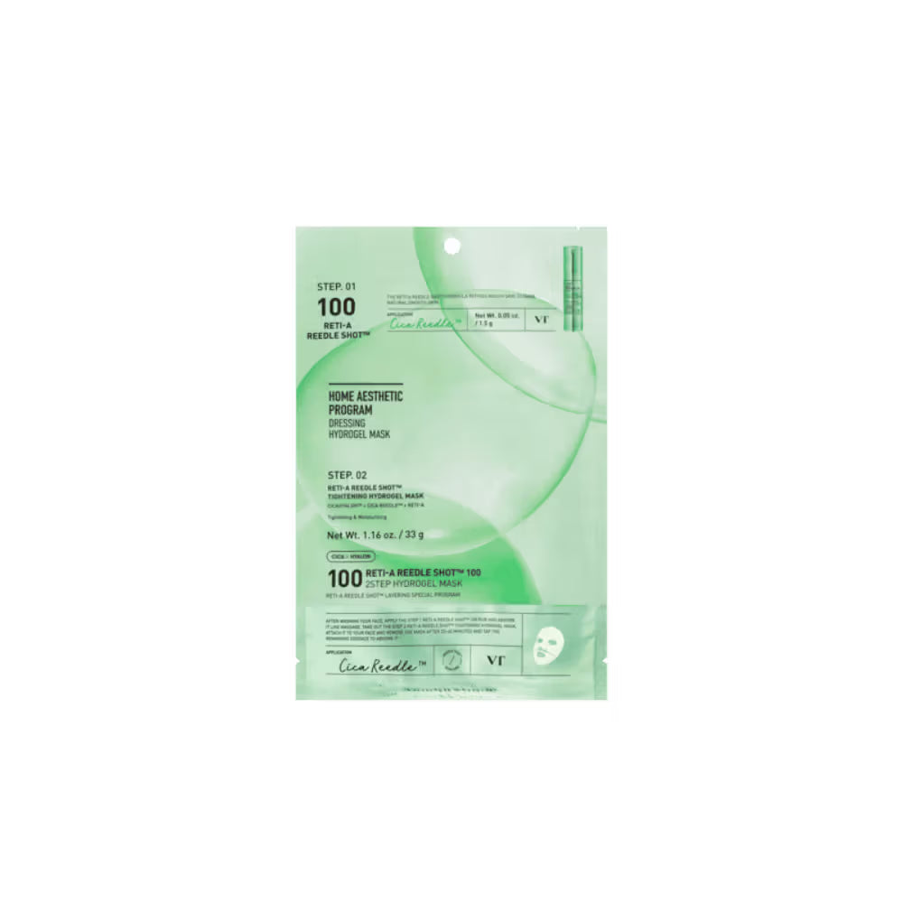 VT Cosmetics Reti-A Reedle Shot 100 2-Step Hydrogel Mask (33g)