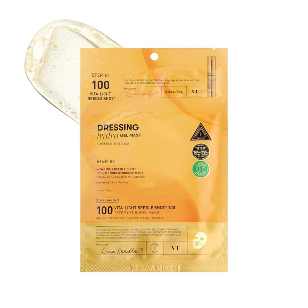 VT Cosmetics Vita Reedle Shot 100 2-Step Hydrogel Mask (33g)