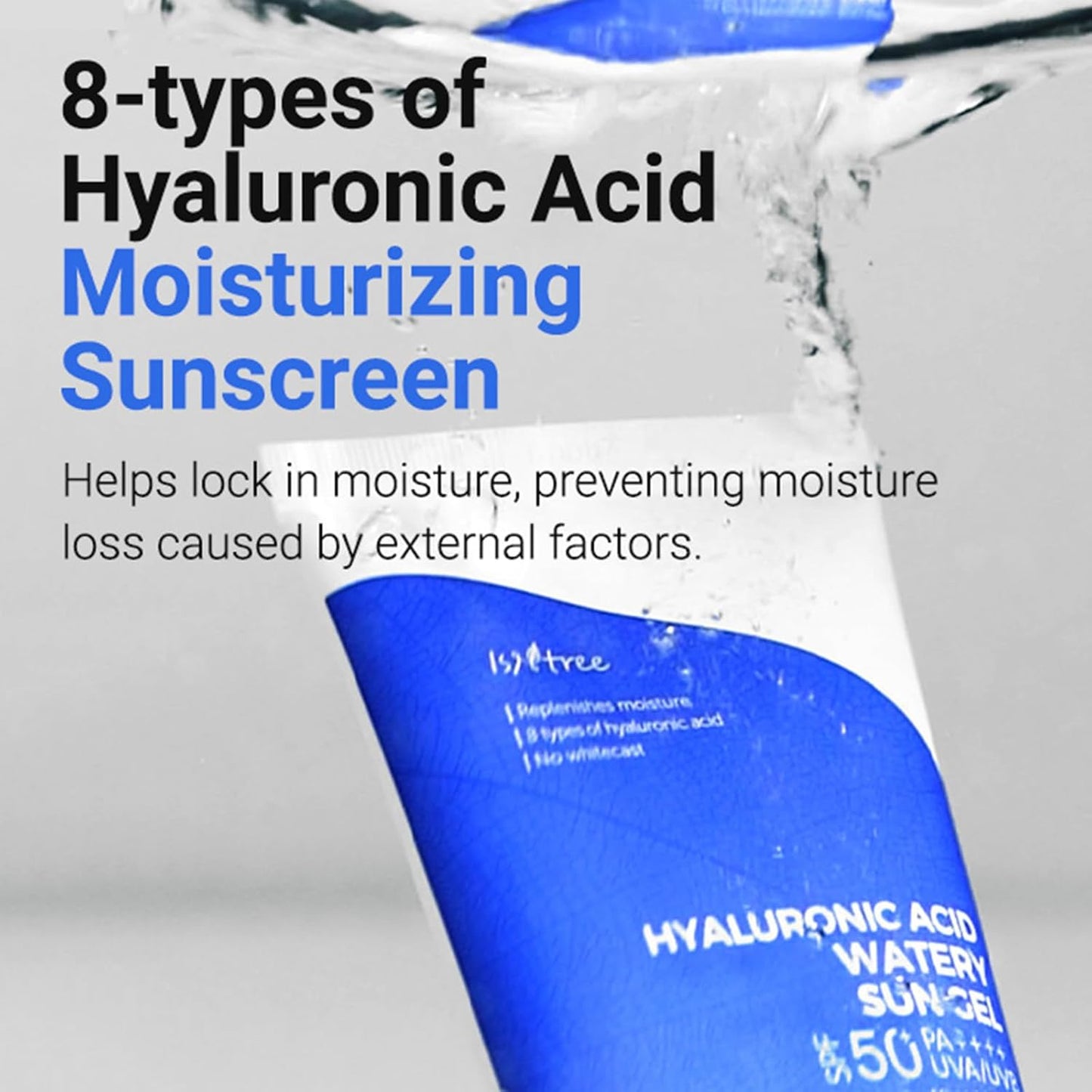 ISNTREE Hyaluronic Acid Watery Sun Gel SPF50+ PA++++ - 50ml