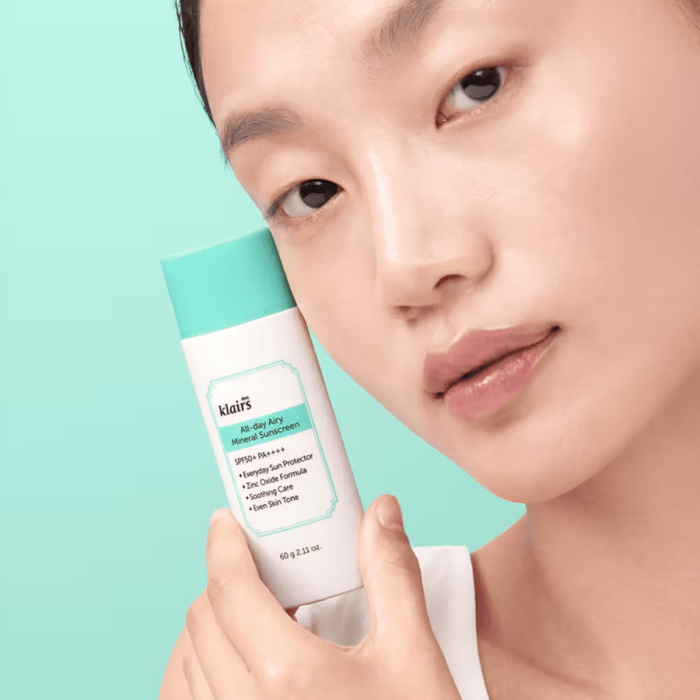 Klairs All-Day Airy Mineral Sunscreen SPF50+ PA++++ (60g)