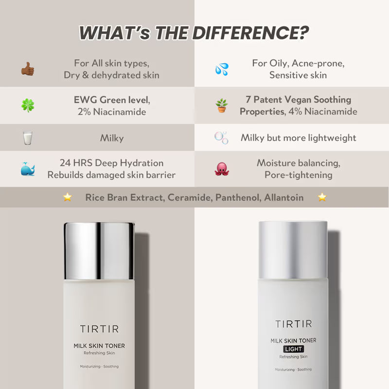 TIRTIR Milk Skin Toner Light (150 ml)