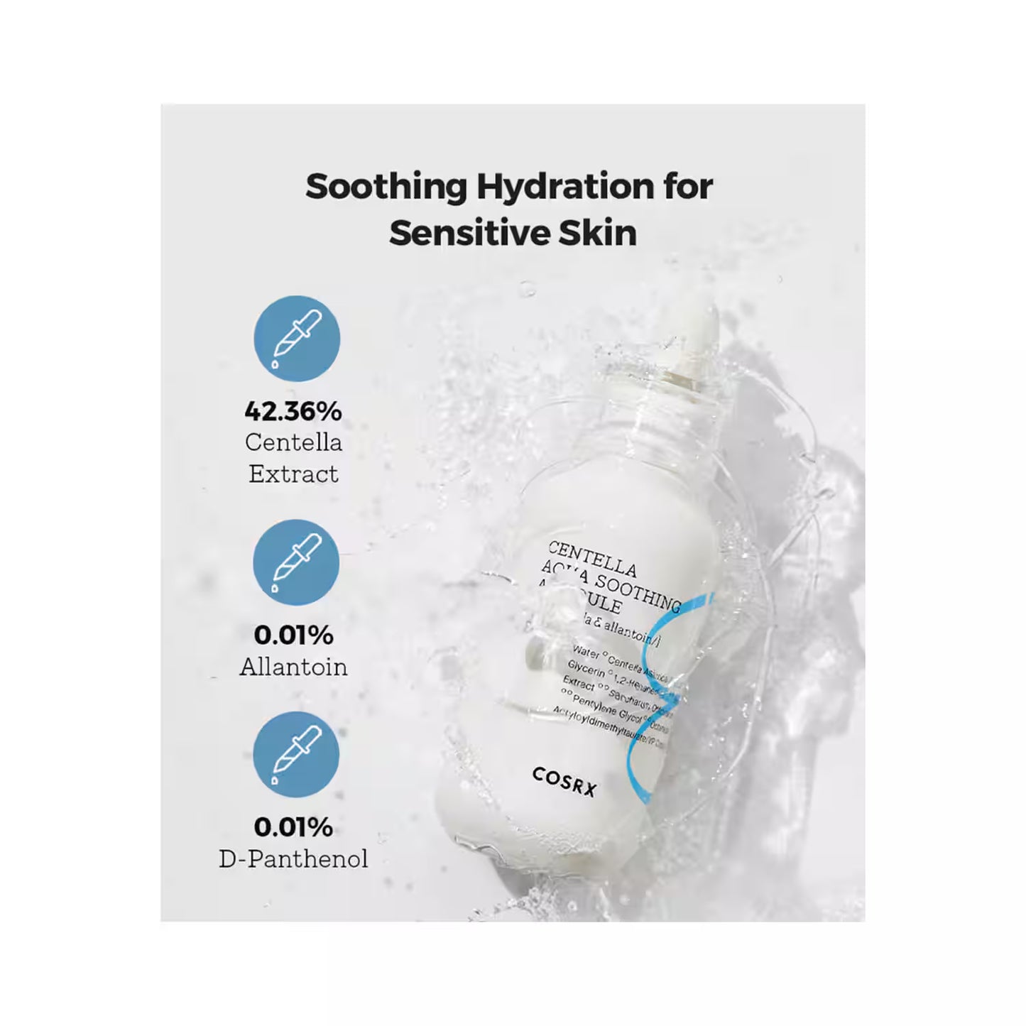 COSRX Hydrium Centella Aqua Soothing Ampoule (40ml)